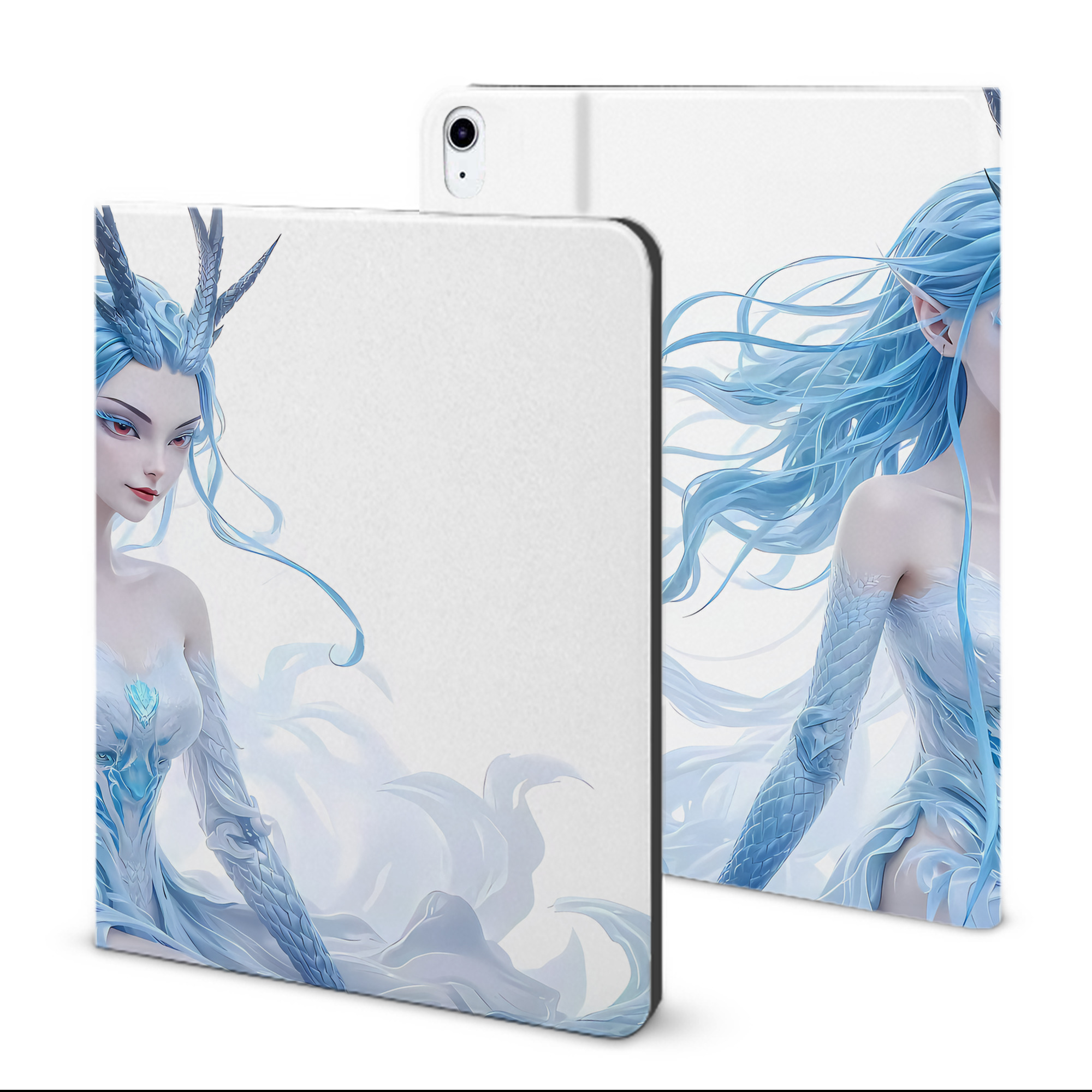 （画像用） Ne Zha 2 ナタ 魔童の大暴れ IPad ケース ブック型 PUレザー TPU 耐衝撃 軽量 薄型 ペン収納なし 全面保護 IPad 各モデル対応